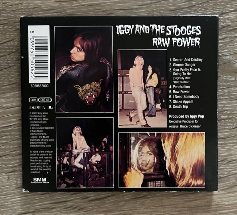 Iggy and the Stooges, Raw Power, CD album