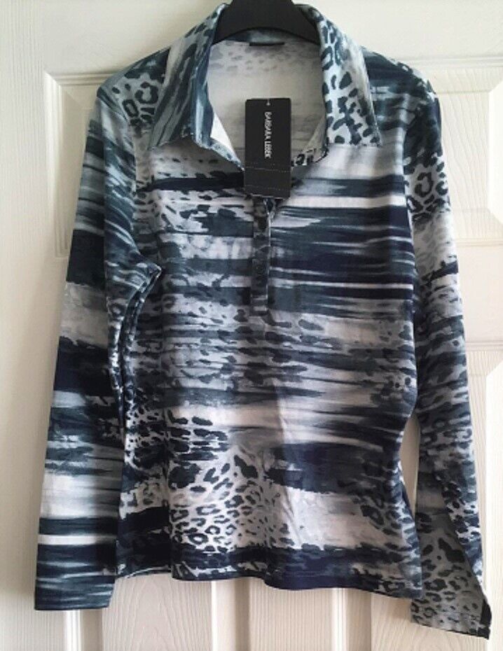 image for Designer Blouse Ladies Branded Top UK Size 16 BARBARA LEBEK Brand New EXCLUSIVE!