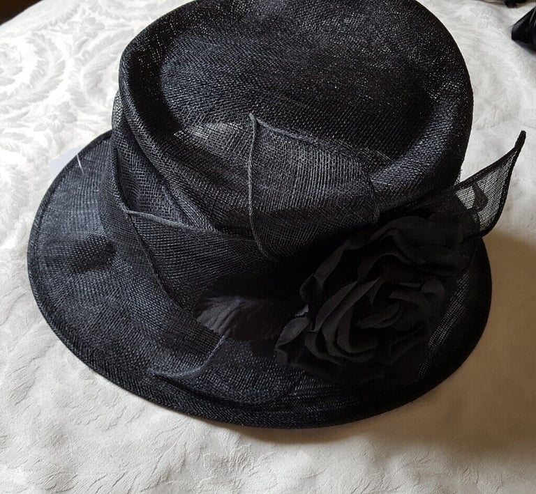 image for Wedding Hat / Races Hat / Black Hat NEW