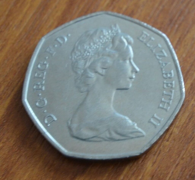 1973 50 PENCE PIECE 