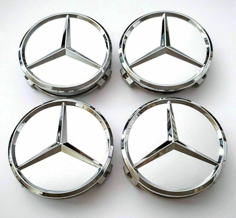 image for New 75MM 4PC SET FOR MERCEDES BENZ AMG