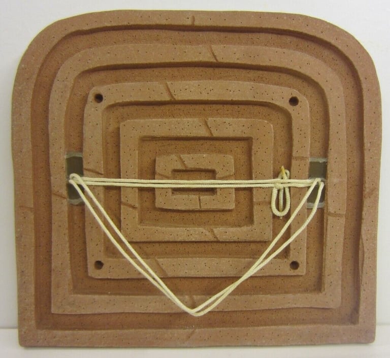 Ancient Egyptian Inspired One-Off Pottery Tile
