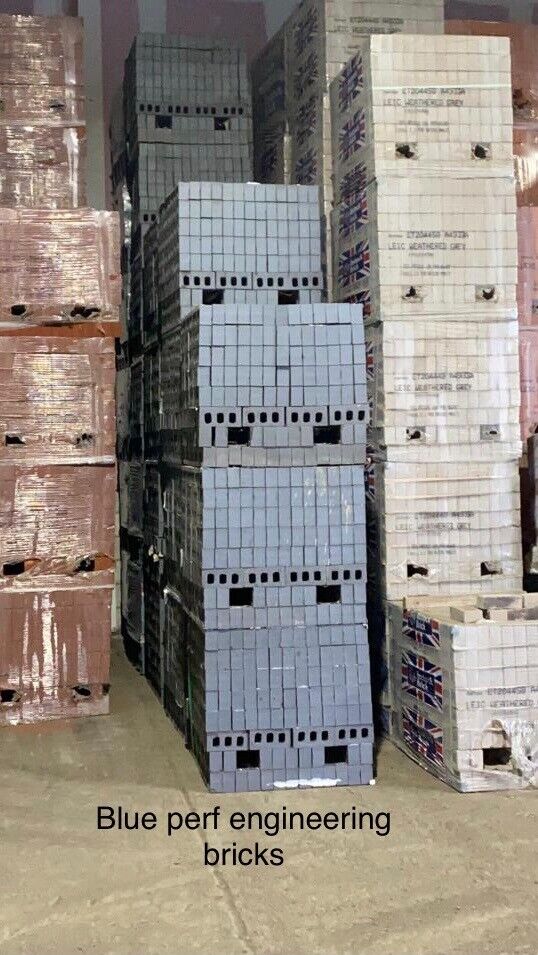 65m Blue Brindle Perf Engineering bricks £250 exc 