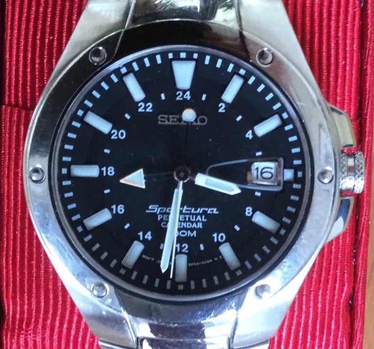 image for SEIKO Sportura perpetual Callander watch