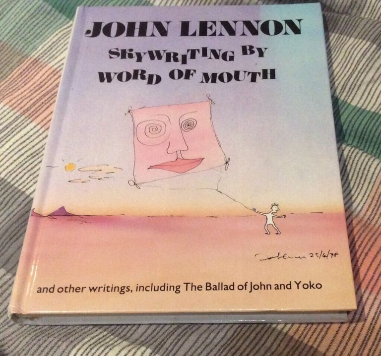 image for Collectors item: John Lennon “Skywriting by Word of Mouth” Hardback, First Edition