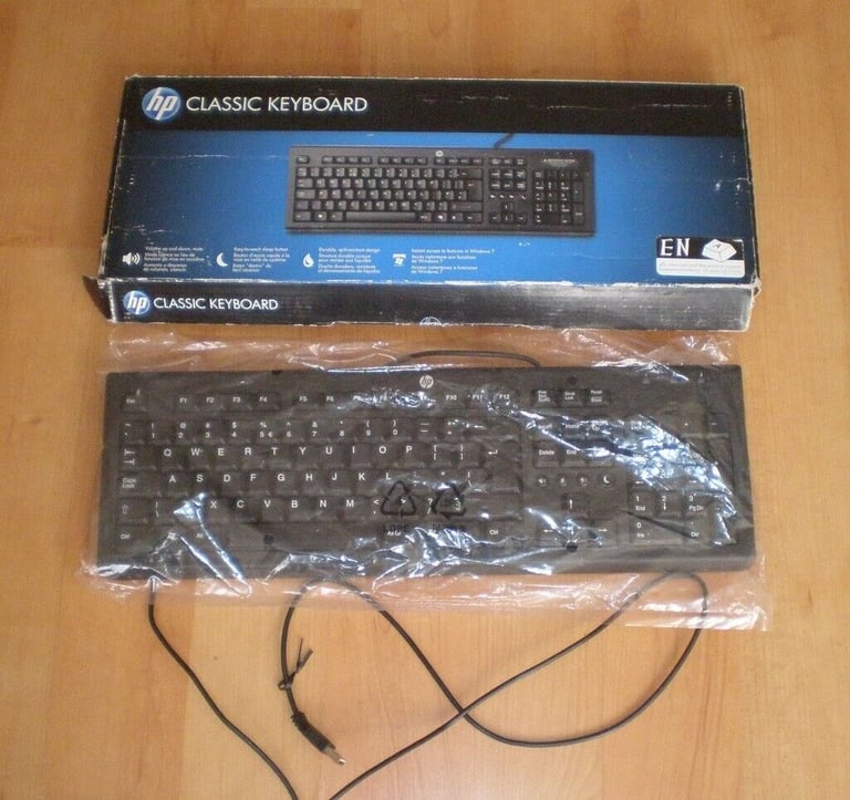 HP Classic Wired Keyboard with box