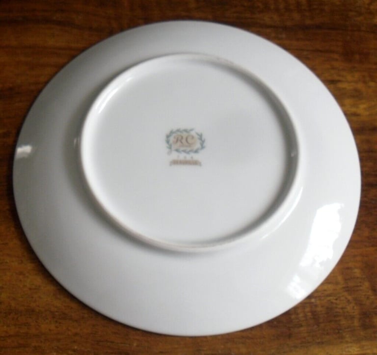 6 x Royal Ceramics RC / Noritake Side Plate in the Deauville 764 Pattern 16 cm