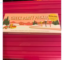 Benefit cheek party package make up new