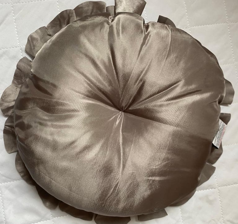 Kylie Minogue Pewter / Dark Silver Maya Flower Cushion, New
