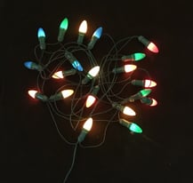image for Christmas lights traditional very pretty when switched on a welcome sight for this time of year