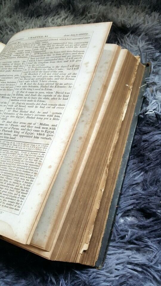 Antique The Holy Bible 1835 Containing the Old and New Testaments.