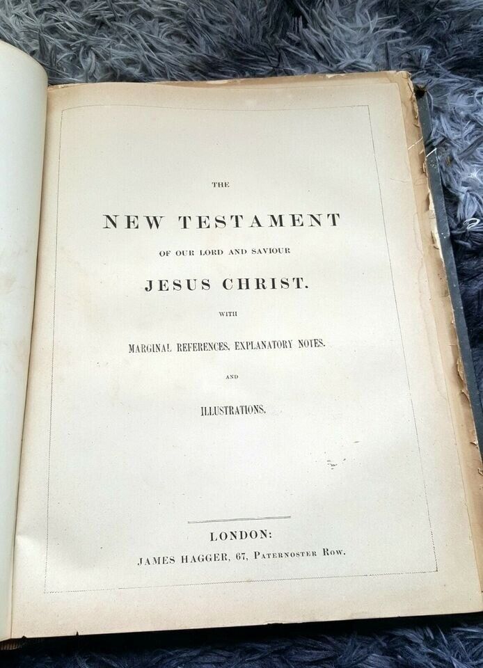 Antique The Holy Bible 1835 Containing the Old and New Testaments.