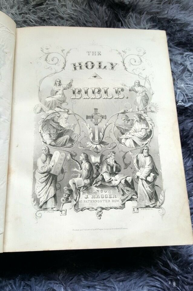 Antique The Holy Bible 1835 Containing the Old and New Testaments.