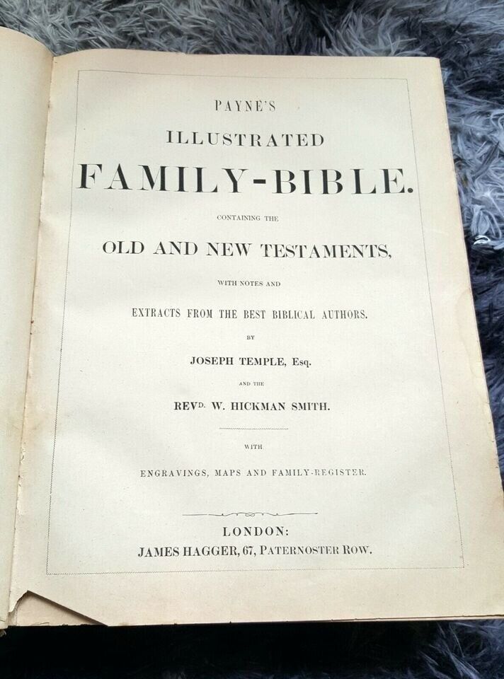 Antique The Holy Bible 1835 Containing the Old and New Testaments.