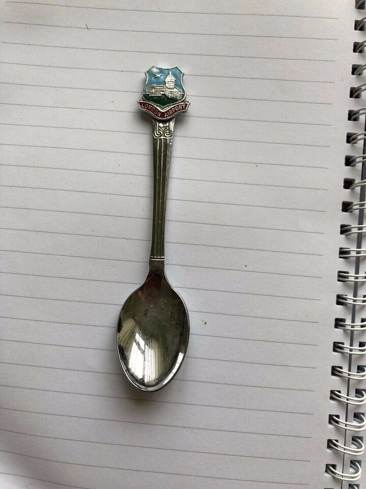 image for VintageSouvenir teaspoon for London Airport(never used) part of collection. Many more available