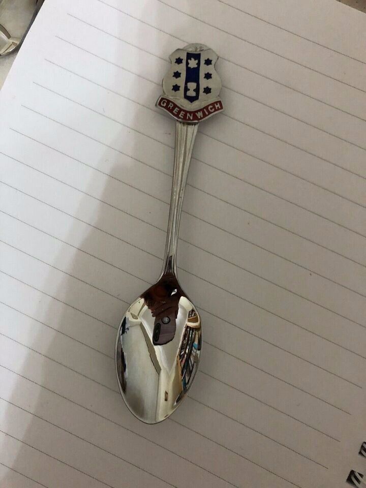 Vintage Souvenir teaspoon for Greenwich(never used) part of collection. Many more available