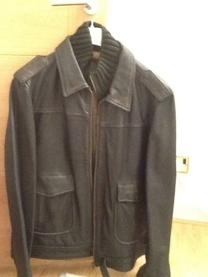 Brand new leather jacket, XL, £50