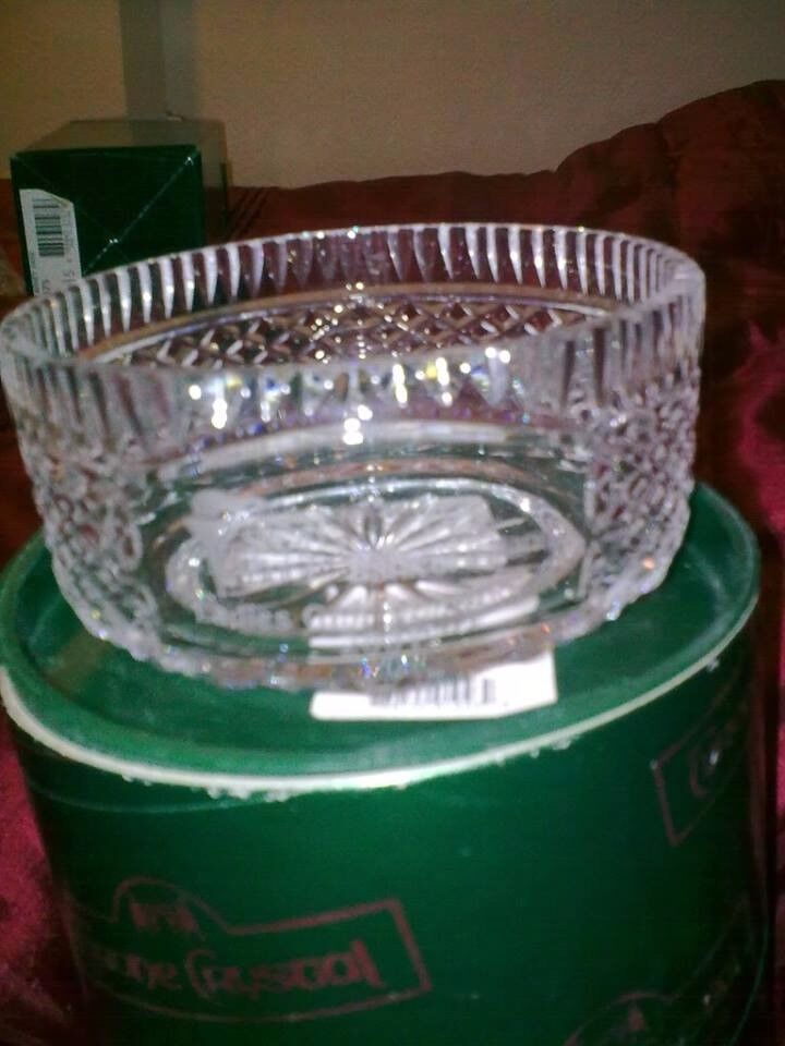TYRONE CRYSTAL Bank of Ireland golf tourament 2001 prize ONLY £60.00 BOXED TYRONE CRYSTAL 