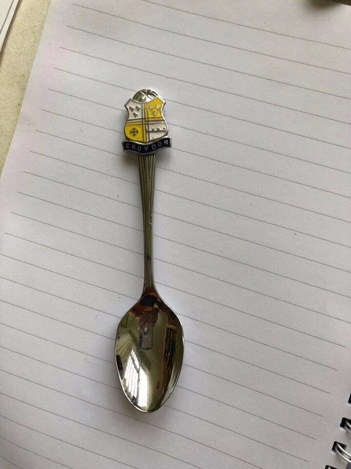 image for Vintage Souvenir teaspoon for Croydon(never used) part of collection. Many more available