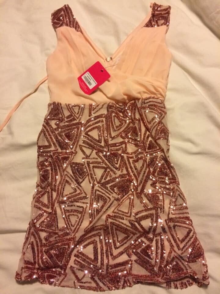 image for Pink boutique dress size 8.  New with tags