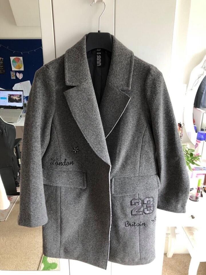 image for Lady's Coat, small size gray, stylish