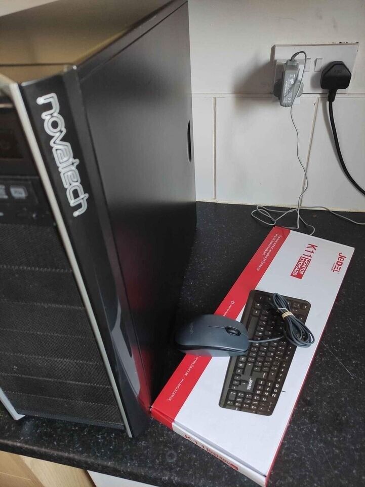 image for Gaming PC GTX 1060 i5 CPU0 8GB DDR4 RAM 128GB SSD 1TB HDD with keyboard and mouse