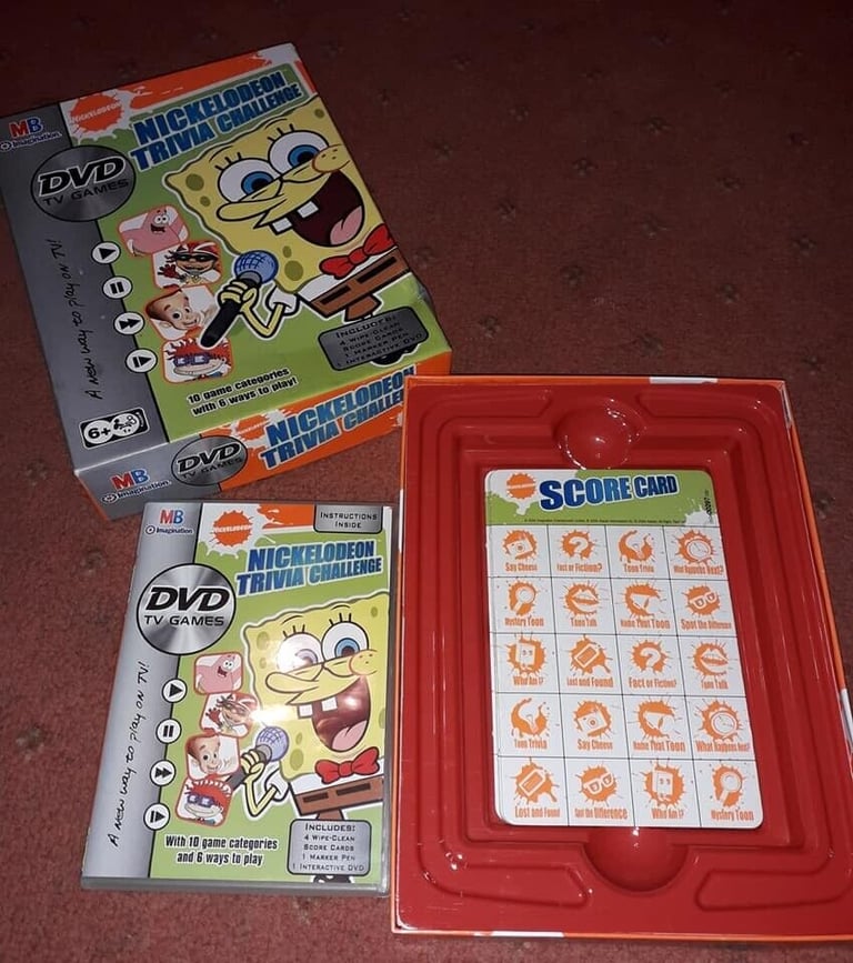 image for Spongebob square pants dvd game