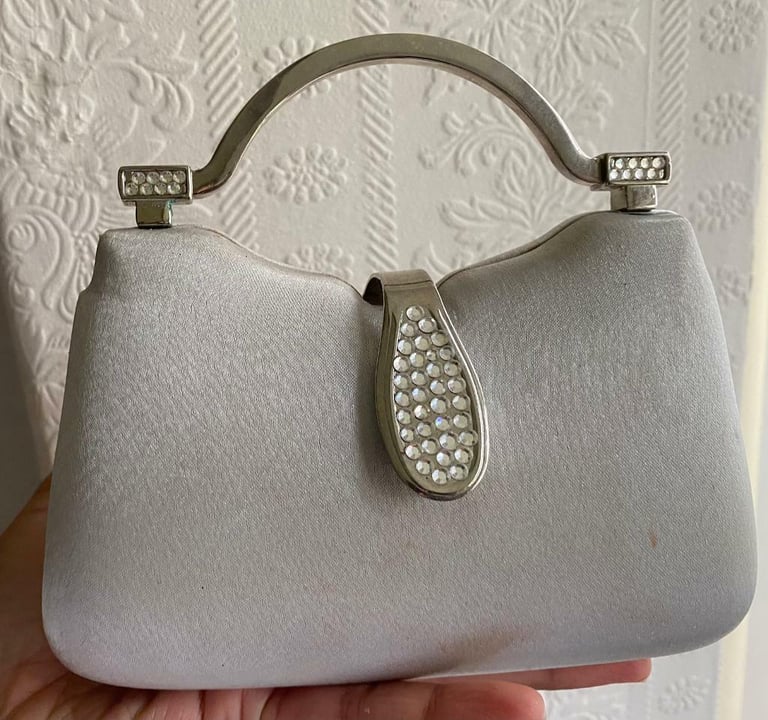 image for Clutch with silver chain 