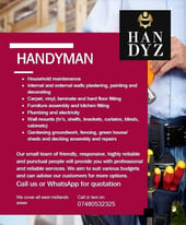 Handyman services. HANDYZ will get you there ! 