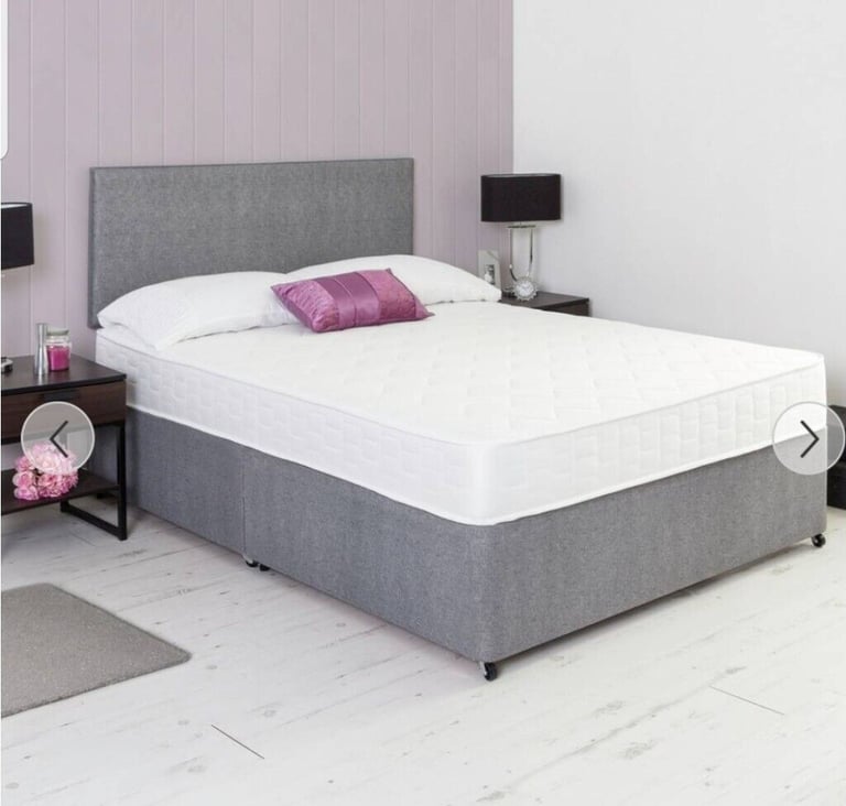 **Extra Strong Brand New Double Divan Bed and Mattress Available - All Sizes and Optional Storage