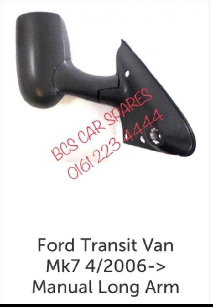 Ford. Transit.  Door mirror.  Long arm. New 