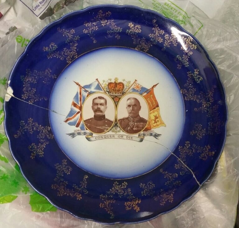 image for Boer war plate conquer or die 