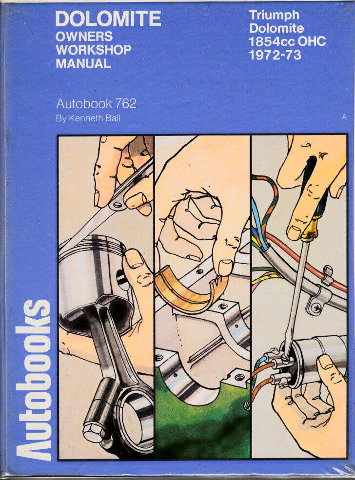 image for AUTOBOOKS (NOT HAYNES) TRIUMPH DOLOMITE MANUAL 1854cc OHC