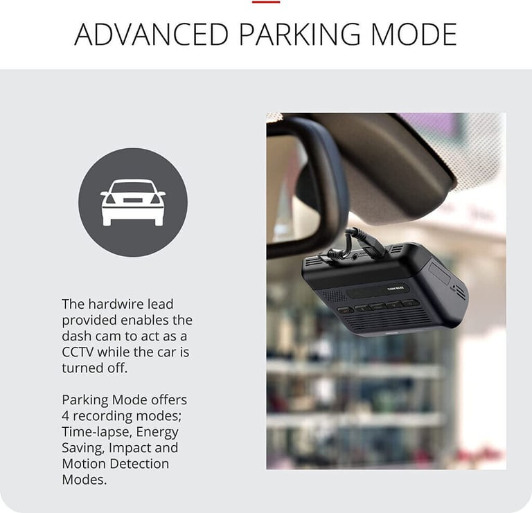Thinkware Q1000 Dash Cam - 2K QHD 1440p Front & Rear Car Dash Camera