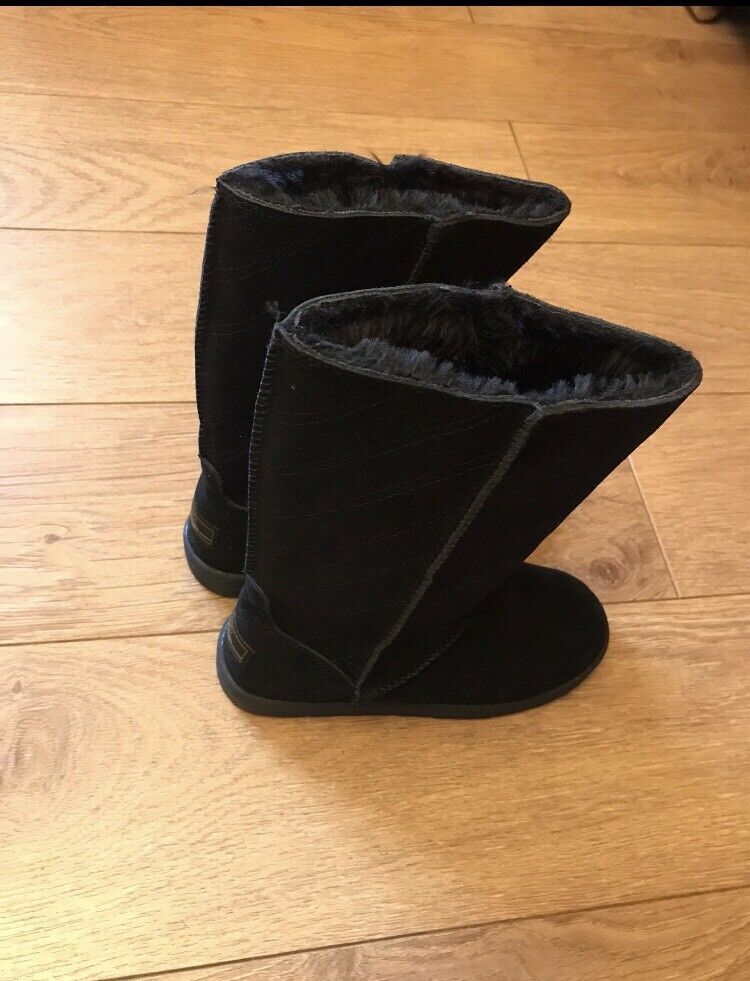 River Island High Leg Fur Lined Boot