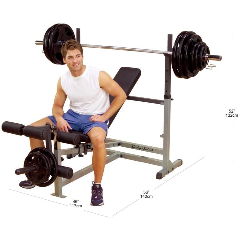 Body-Solid PowerCentre Combo Bench 🔥🔥🔥🙌🙌🙌