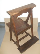 Vintage folding seat/ Prie Dieu Kneeler