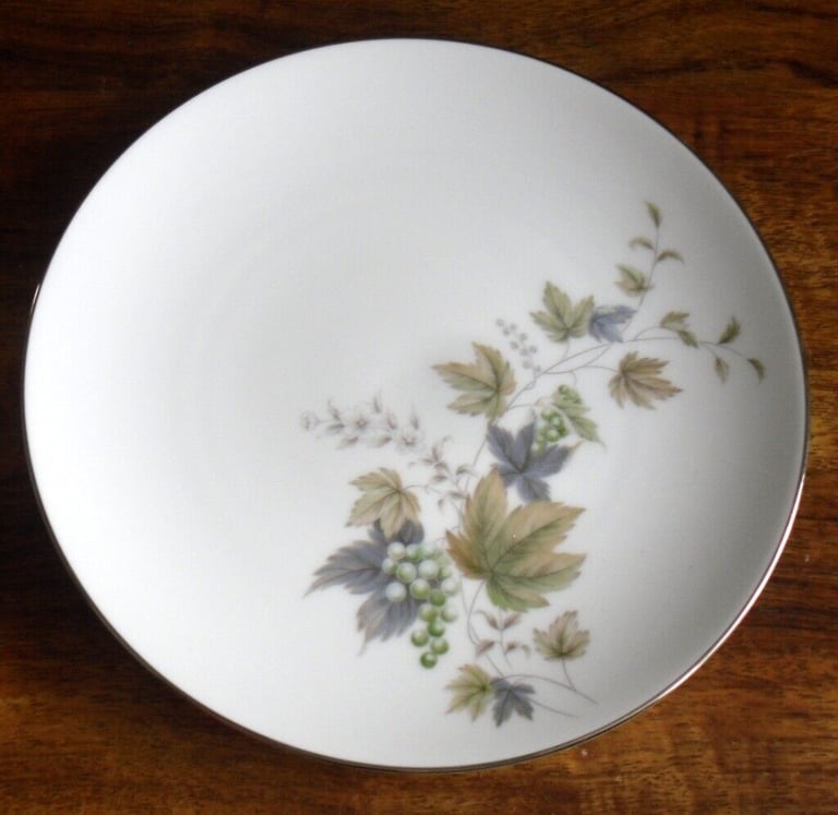 3 x Royal Ceramics RC / Noritake Salad Plate in the Deauville 764 Pattern - 21 cm