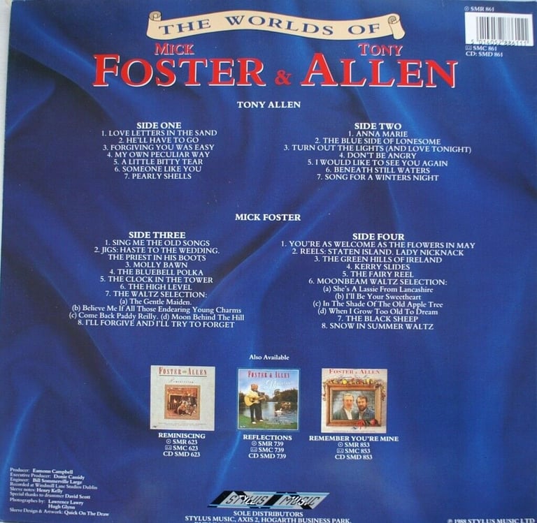 The Worlds of Mick Foster & Tony Allen (2 LP set) - SMR 861