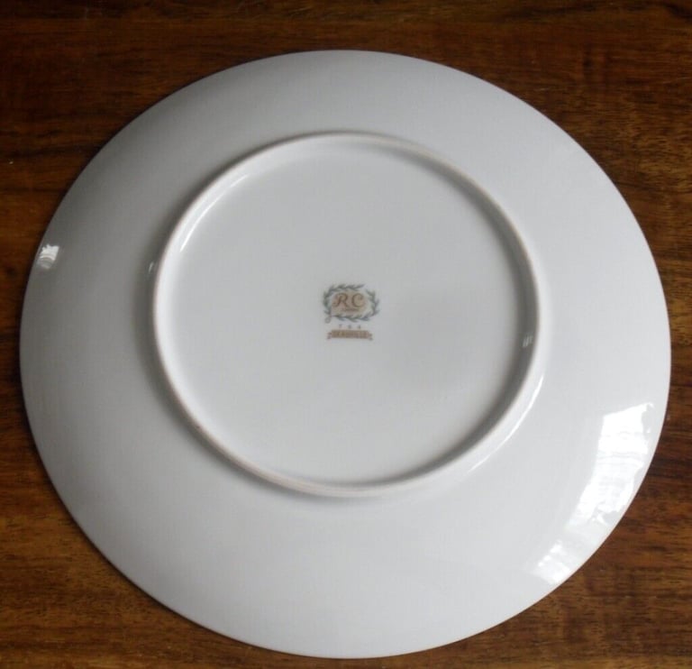3 x Royal Ceramics RC / Noritake Salad Plate in the Deauville 764 Pattern - 21 cm