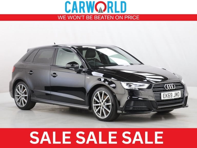 2019 Audi A3 2.0 TDI 35 Black Edition Sportback 5dr Diesel S Tronic Euro 6 (s/s) (150 ps Hatchbac...