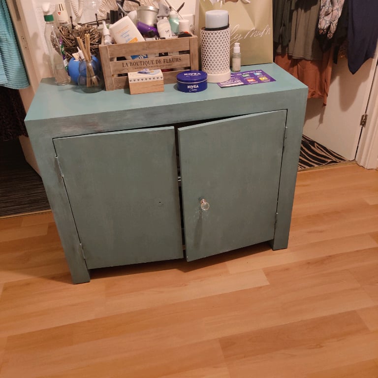 Mango two door cupboard.