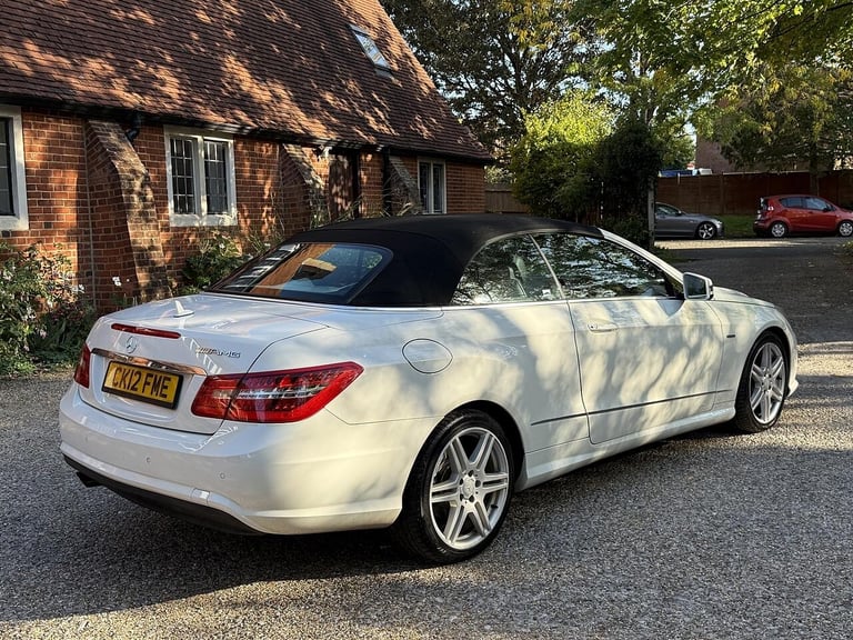 2012 Mercedes-Benz E Class 2.1 E220 CDI BlueEfficiency Sport Cabriolet 2dr Diesel G-Tronic+ Euro ...