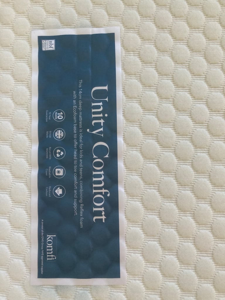 Brand new double bed and mattress 