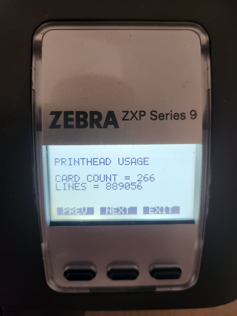 Zxp series 9 dual sided card printer