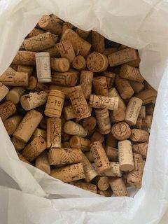 Bag of Used Wine Bottle Corks