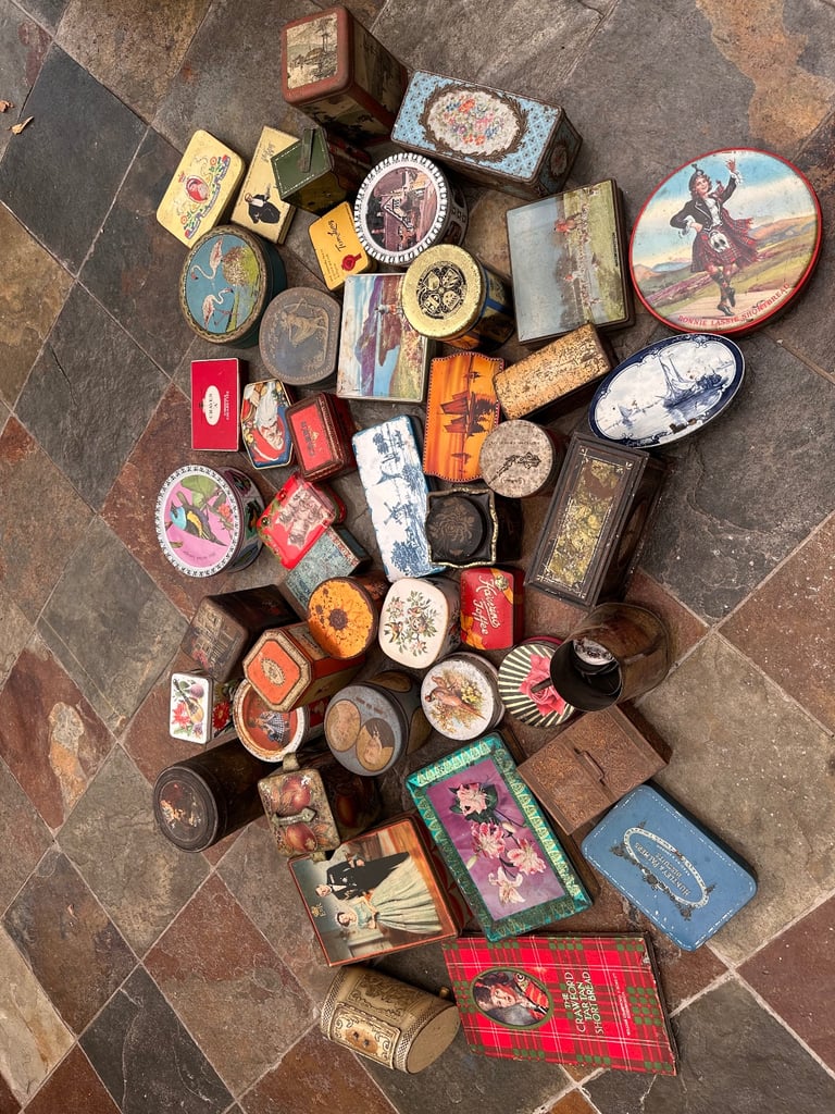Bulk Lot: 45 Vintage Tins 