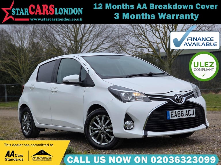 2016 Toyota Yaris 1.33 Dual VVT-i Icon Multidrive S Euro 6 5dr HATCHBACK Petrol Automatic
