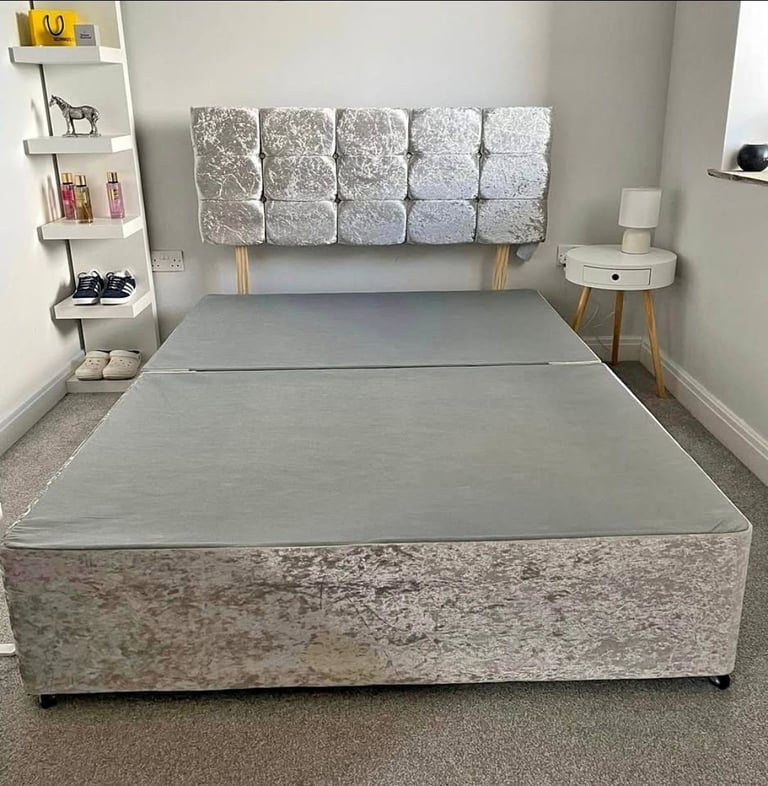 image for Kingsize divan bed with mattress