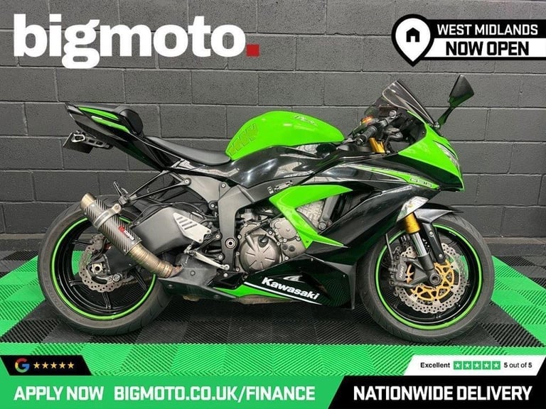 2013 13 KAWASAKI NINJA ZX-6R  FINANCE SPECIALISTS APPLY NOW